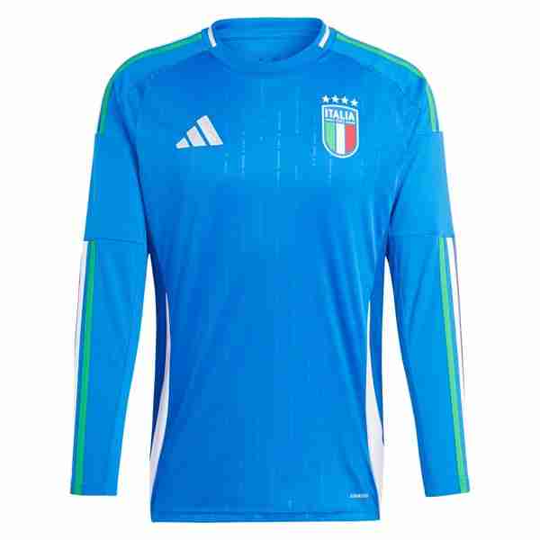 Tailandia Camiseta Italia 1ª ML 2024 Tailandia Manga Larga Camiseta Primera Italia 2024