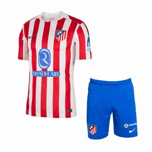 Camiseta Atletico Madrid 1ª Niño 2025-2026 Camiseta Atletico De Madrid Conjunto Ninos Primera 2025 2026 1