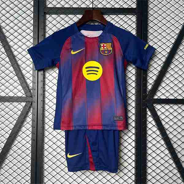 Camiseta Barcelona 1ª Niño 2025-2026 Camiseta FC Barcelona Conjunto Ninos Primera Equipacion 2025 2026