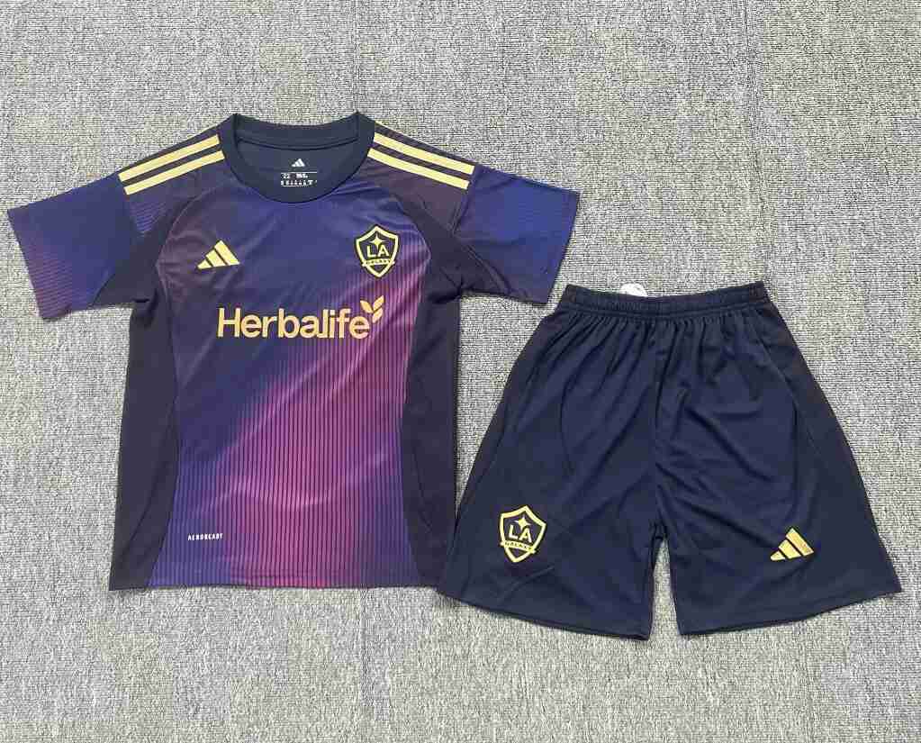 Camiseta Los Angeles Galaxy Niños Conjunto Niños Segunda 2025 2026 Camiseta Los Angeles Galaxy Ninos Conjunto Ninos Segunda 2025 2026