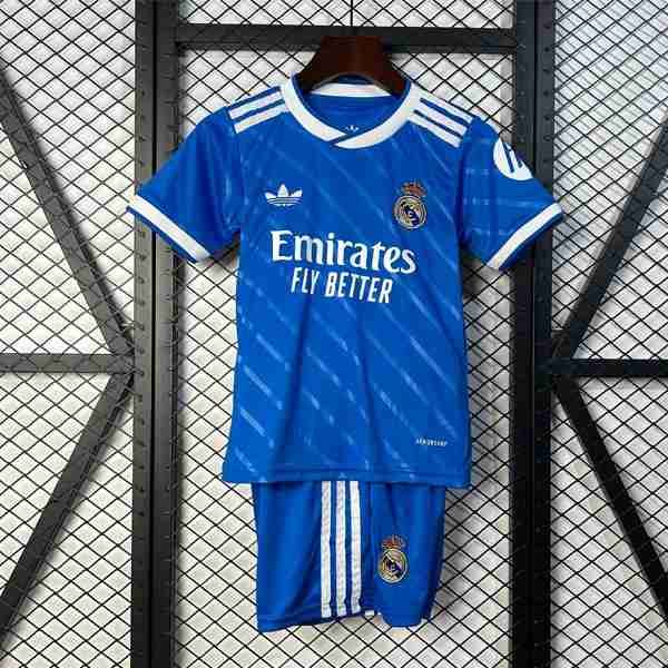 Camiseta Real Madrid 3ª Niño 2025-2026 Camiseta Real Madrid Conjunto Ninos Tercera Equipacion 2025 2026