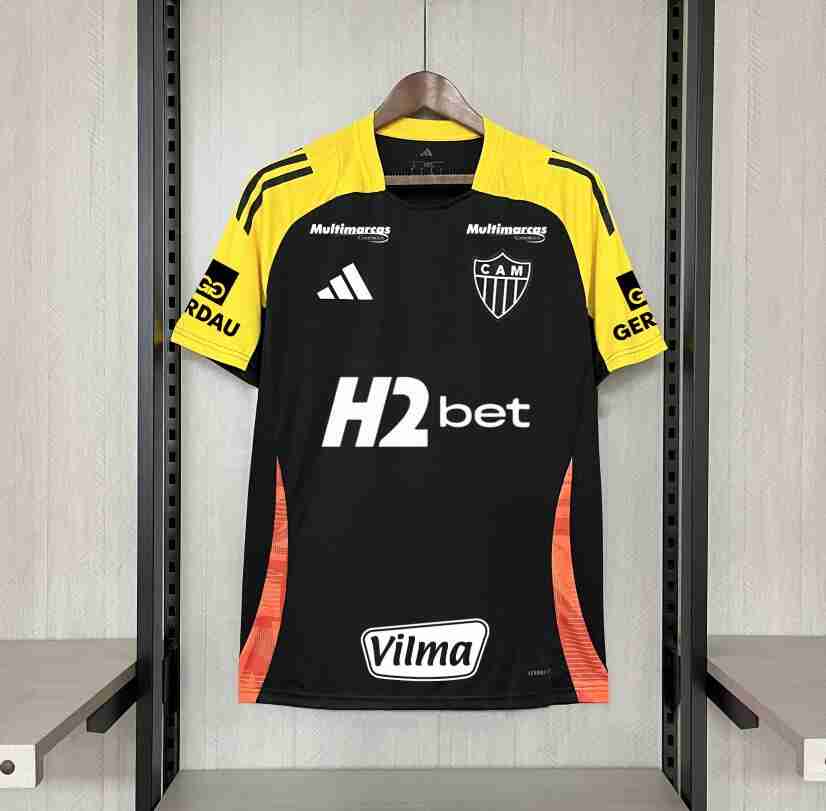 Tailandia Camiseta Entrenamiento Atletico Mineiro 2025 2026 Negro Tailandia Camiseta Entrenamiento Atletico Mineiro 2025 2026 Negro