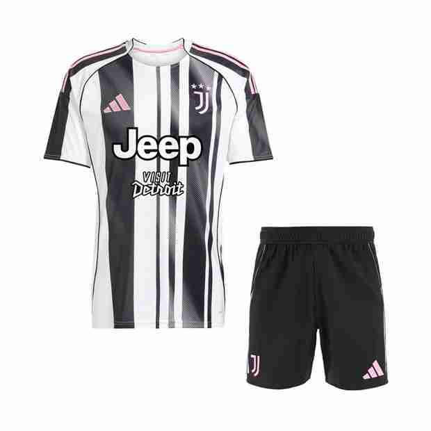 Camiseta Juventus 1ª Niño 2025-2026 Camiseta Juventus Conjunto Ninos Primera Equipacion 2025 2026