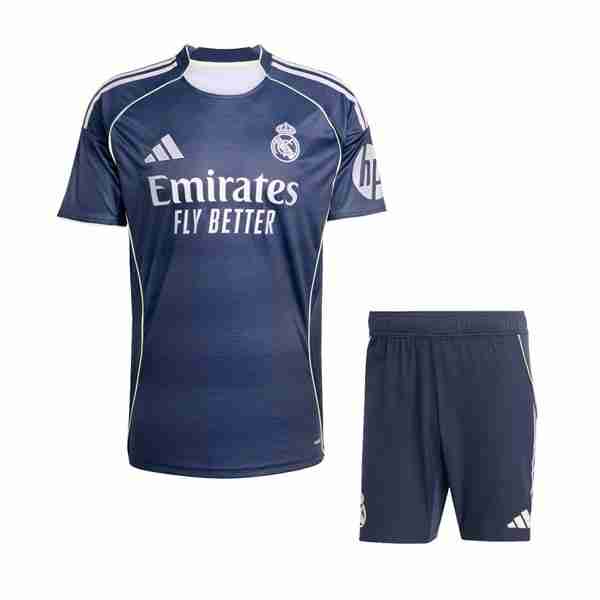 Camiseta Real Madrid 2ª Niño 2025-2026 Camiseta Real Madrid Conjunto Ninos Segunda Equipacion 2025 2026 1