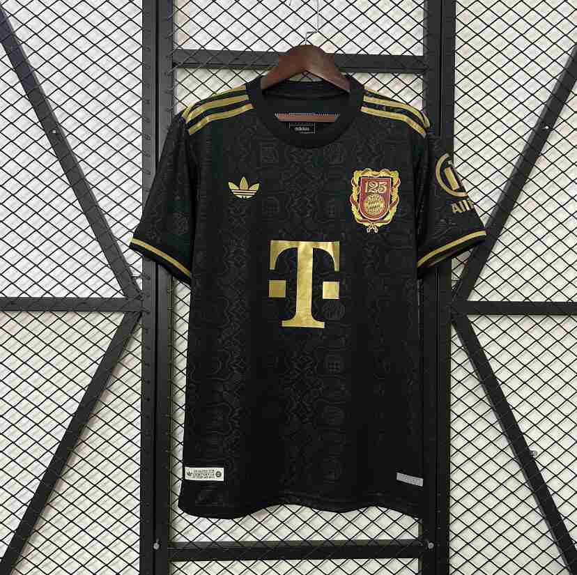 Tailandia Camiseta Bayern Munich 125th Anniversary 2025 2026 Negro Tailandia Camiseta Bayern Munich 125th Anniversary 2025 2026 Negro