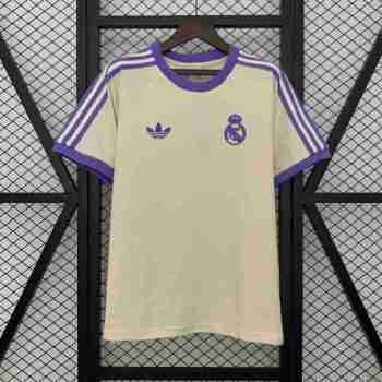 Tailandia Camiseta Especial Real Madrid 2025 2026 Blanco Purpura