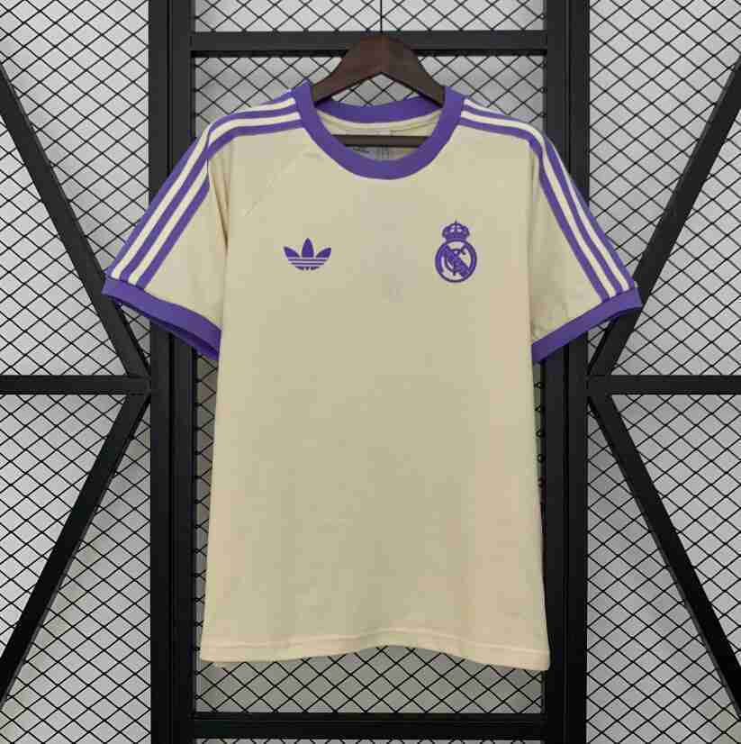 Tailandia Camiseta Especial Real Madrid 2025 2026 Blanco Purpura Tailandia Camiseta Especial Real Madrid 2025 2026 Blanco Purpura