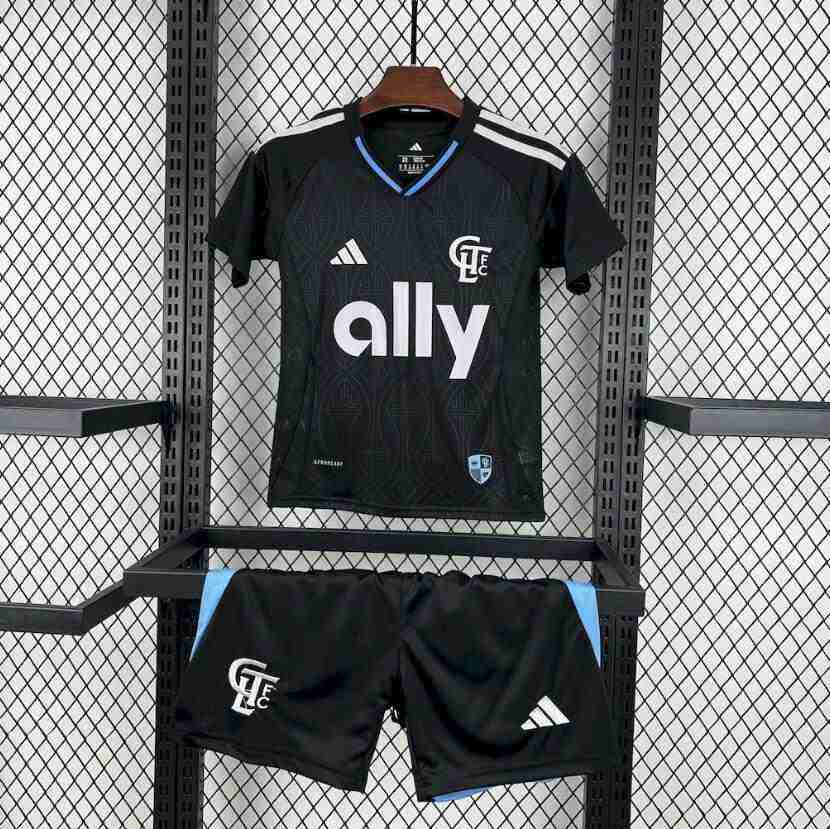 Camiseta Charlotte FC Conjunto Niños Segunda 2025 2026 Camiseta Charlotte FC Conjunto Ninos Segunda 2025 2026