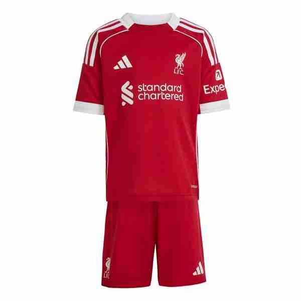 Camiseta Liverpool 1ª Niño 2025-2026 Camiseta Liverpool Conjunto Ninos Primera 2025 2026 1