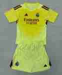 Camiseta Real Madrid Conjunto Niños Portero 2025 2026 Amarillo