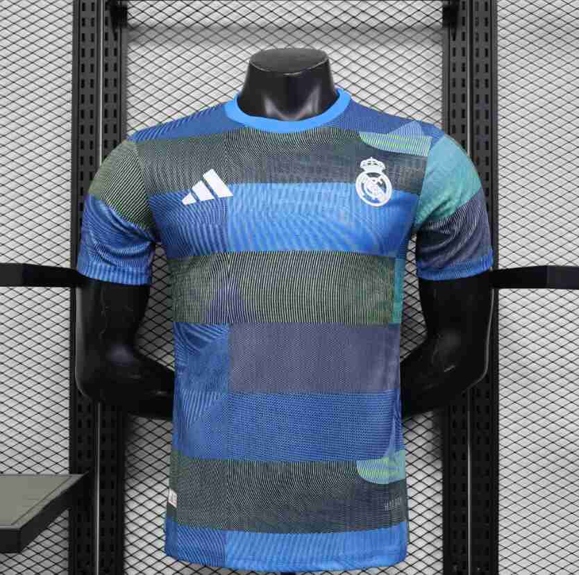 Tailandia Camiseta Pre Match Real Madrid 2025 2026 Azul Tailandia Camiseta Pre Match Real Madrid 2025 2026 Azul