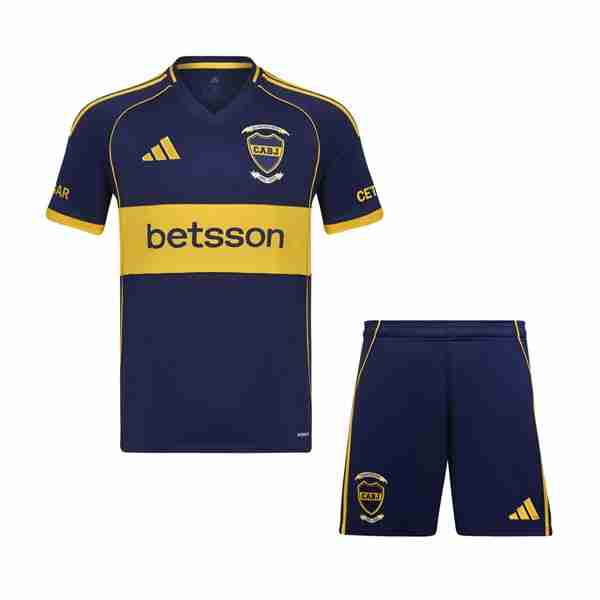 Camiseta Boca Juniors 1ª Niño 2025-2026 Camiseta Boca Juniors Conjunto Ninos Primera 2025 2026 1