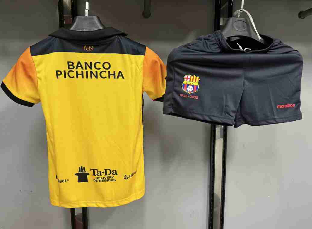Camiseta FC Barcelona 100th Anniversary Conjunto Niños 2025 2026_1