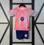 Camiseta FC Barcelona Conjunto Niños Especial 2025 2026 Rosa