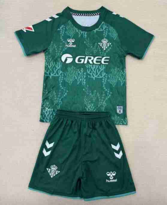 Camiseta Real Betis Conjunto Niños Especial 2025 2026 Verde Camiseta Real Betis Conjunto Ninos Especial 2025 2026 Verde