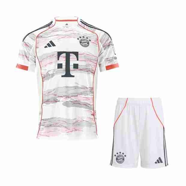 Camiseta Bayern Munich 2ª Niño 2025-2026 Equipacion Bayern Munich Conjunto Ninos Segunda 2025 2026