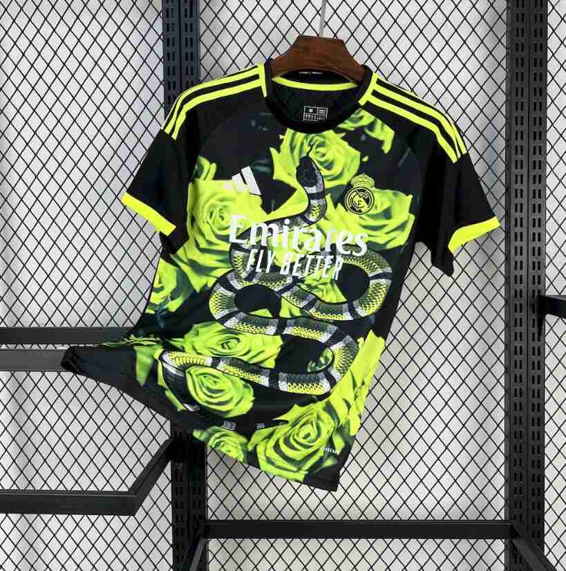Tailandia Camiseta Especial Real Madrid 2025 2026 Rosa Verde Tailandia Camiseta Especial Real Madrid 2025 2026 Rosa Verde