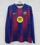 Tailandia Manga Larga Camiseta Primera FC Barcelona 2025 2026