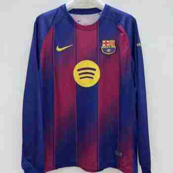 Tailandia Manga Larga Camiseta Primera FC Barcelona 2025 2026