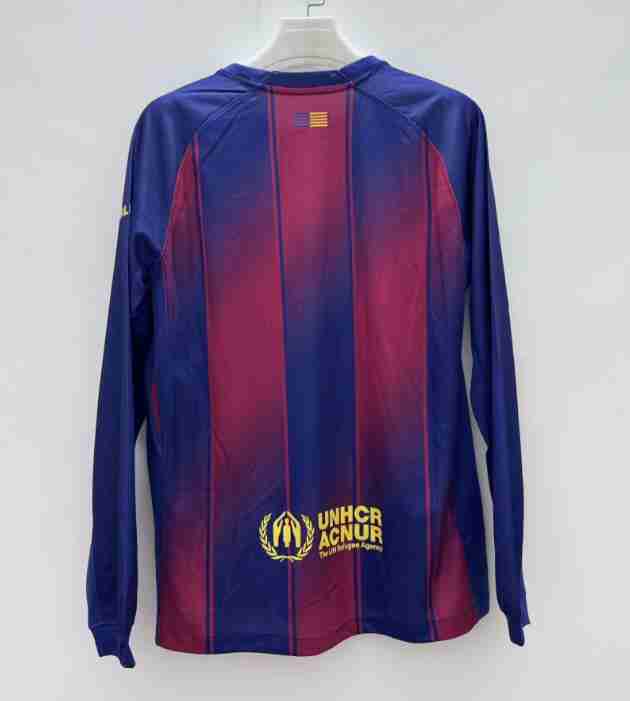 Tailandia Camiseta FC Barcelona Primera Manga larga 2025 2026_1
