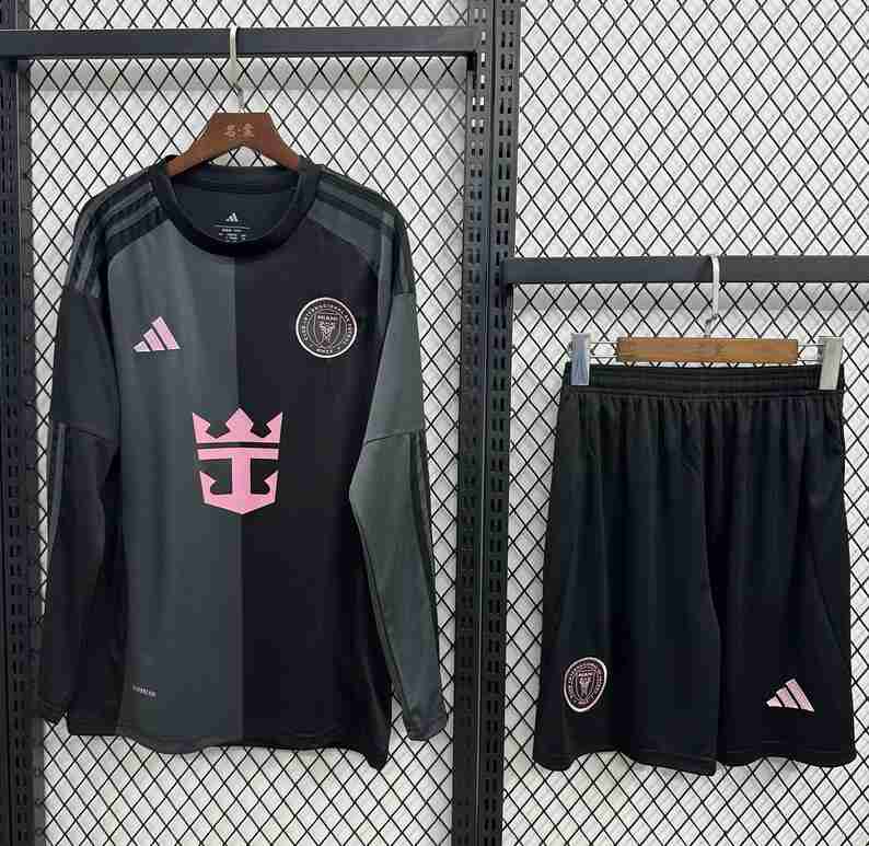 Tailandia Manga Larga Camiseta Conjunto Segunda Inter Miami 2025 2026 Tailandia Manga Larga Camiseta Conjunto Segunda Inter Miami 2025 2026