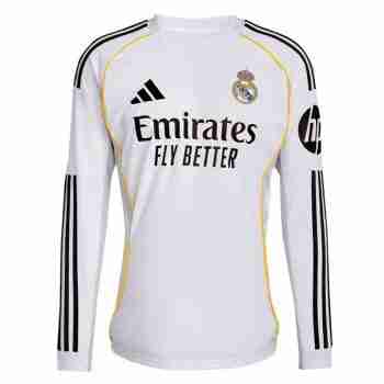 Tailandia Manga Larga Camiseta Primera Real Madrid 2025 2026