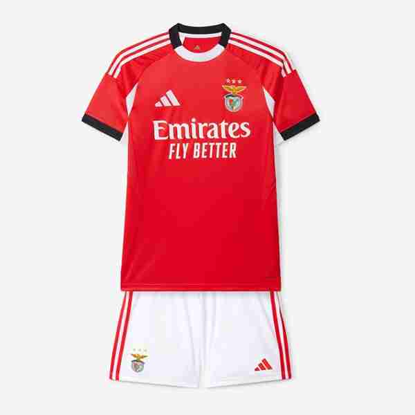 Camiseta Benfica 1ª Niño 2025-2026 Camiseta Benfica Conjunto Ninos Primera 2025 2026