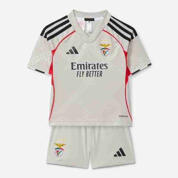 Camiseta Benfica 2ª Niño 2025-2026 Camiseta Benfica Conjunto Ninos Segunda 2025 2026