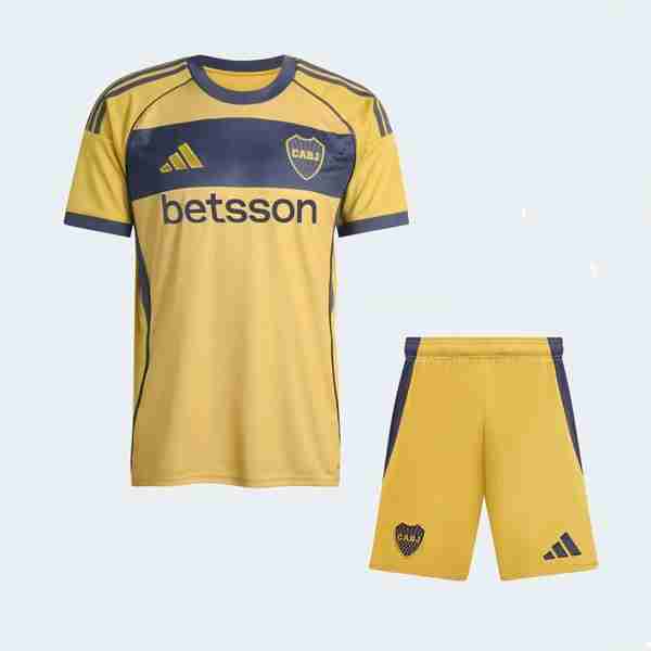 Camiseta Boca Juniors 2ª Niño 2025-2026 Camiseta Boca Juniors Conjunto Ninos Segunda 2025 2026