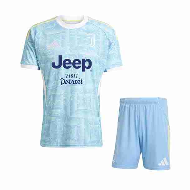 Camiseta Juventus 2ª Niño 2025-2026 Camiseta Juventus Conjunto Ninos Segunda 2025 2026