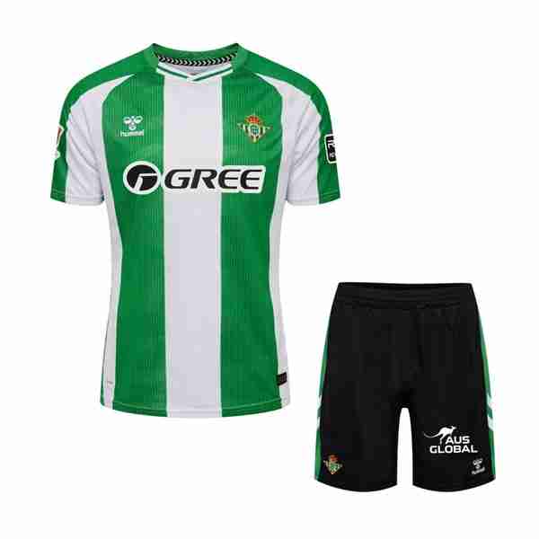 Camiseta Real Betis 1ª Niño 2025-2026 Camiseta Real Betis Conjunto Ninos Primera 2025 2026