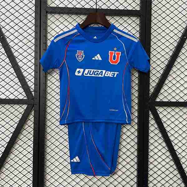 Camiseta University of Chile 1ª Niño 2025-2026 Camiseta Universidad De Chile Conjunto Ninos Primera 2025 2026