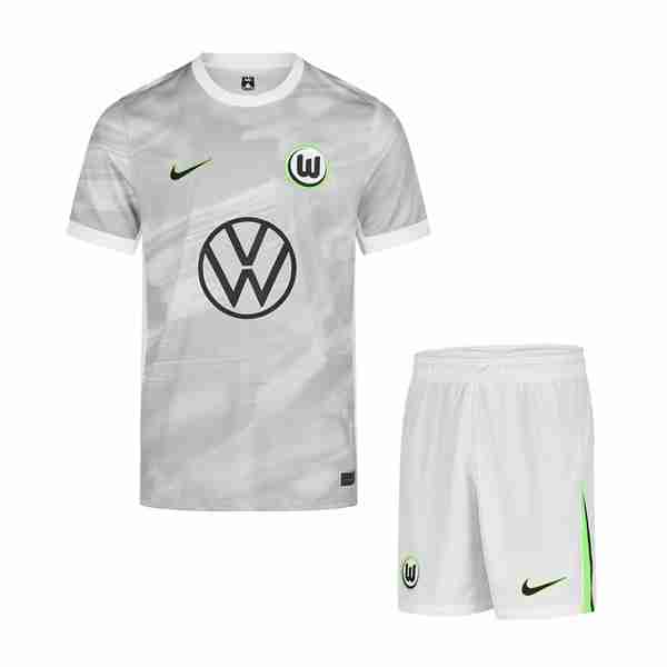 Camiseta Wolfsburg 2ª Niño 2025-2026 Camiseta VfL Wolfsburgo Conjunto Ninos Segunda 2025 2026