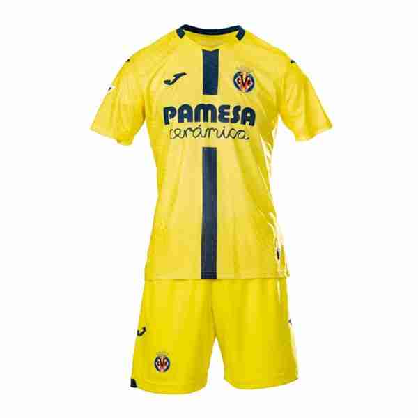 Camiseta Villarreal 1ª Niño 2025-2026 Camiseta Villarreal Conjunto Ninos Primera 2025 2026
