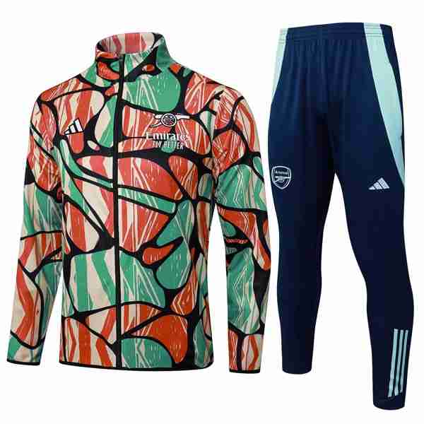 Chandal Arsenal 2025-2026 Verde Rojo Chandal Arsenal 2025 2026 Verde Rojo