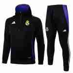 Chandal Con Capucha Real Madrid 2025 2026 Negro