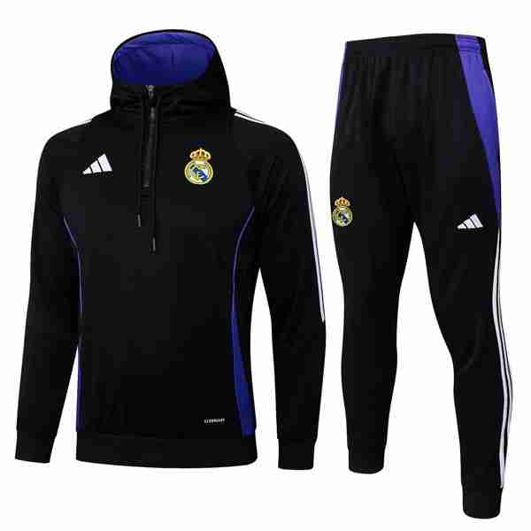 Chandal Con Capucha Real Madrid Negro Chandal Con Capucha Real Madrid 2025 2026 Negro