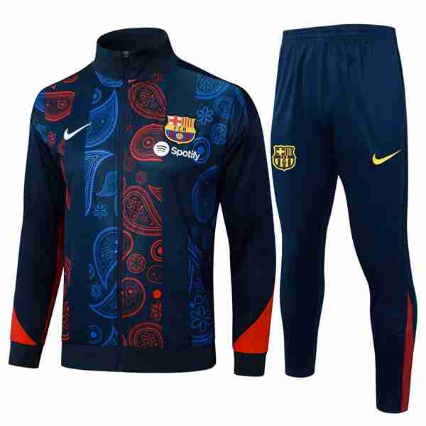 Chandal Barcelona 2025-2026 Azul Rojo 2 Chandal FC Barcelona 2025 26 Azul Rojo