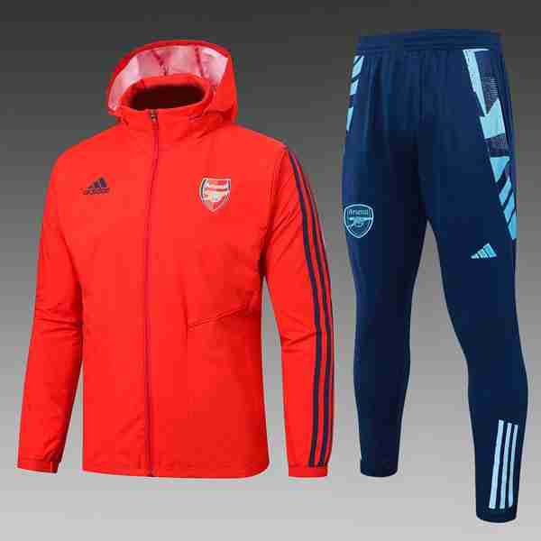 Rompevientos Arsenal Conjunto Completo 2025-2026 Rojo Conjunto Rompevientos Arsenal 2025 2026 Rojo