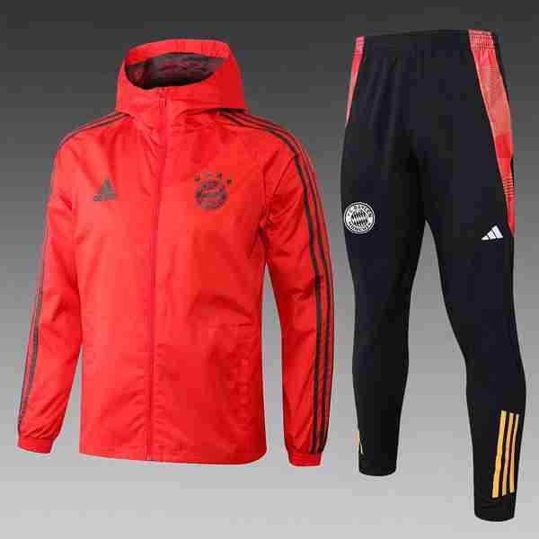Rompevientos Bayern Munich Conjunto Completo 2025-2026 Rojo Conjunto Rompevientos Bayern Munich 2025 2026 Rojo