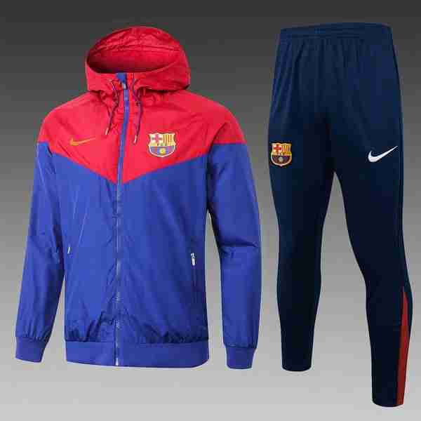 Rompevientos Barcelona Conjunto Completo 2025-2026 Rojo Azul Conjunto Rompevientos FC Barcelona 2025 2026 Rojo Azul