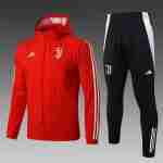 Conjunto Rompevientos Juventus 2025 2026 Rojo
