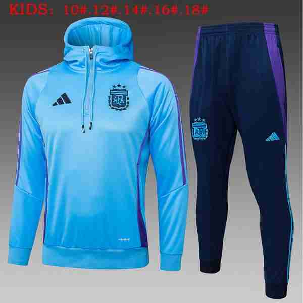 Ninos Sudadera Con Capucha Argentina 2025-2026 Azul Sudadera Con Capucha Ninos Argentina 2025 2026 Azul