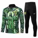 Sudadera Entrenamiento Brasil 2025 2026 Verde
