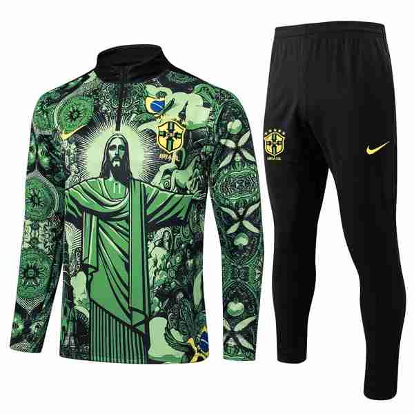 Sudadera De Training Brasil 2025-2026 Verde Sudadera Entrenamiento Brasil 2025 2026 Verde