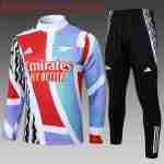 Sudadera Entrenamiento Niños Arsenal 2025 2026 Blanco Rojo
