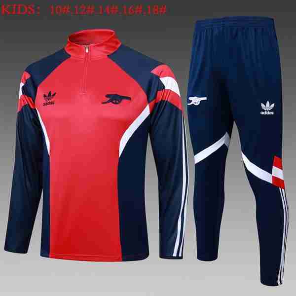 Ninos Sudadera De Training Arsenal 2025-2026 Rojo Azul Sudadera Entrenamiento Ninos Arsenal 2025 2026 Rojo Azul
