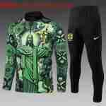 Sudadera Entrenamiento Niños Brasil 2025 2026 Verde