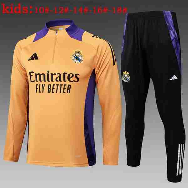 Ninos Sudadera De Training Real Madrid 2025-2026 Amarillo Sudadera Entrenamiento Ninos Real Madrid 2025 2026 Amarillo