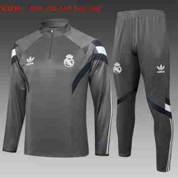 Sudadera Entrenamiento Niños Real Madrid 2025 2026 Gris